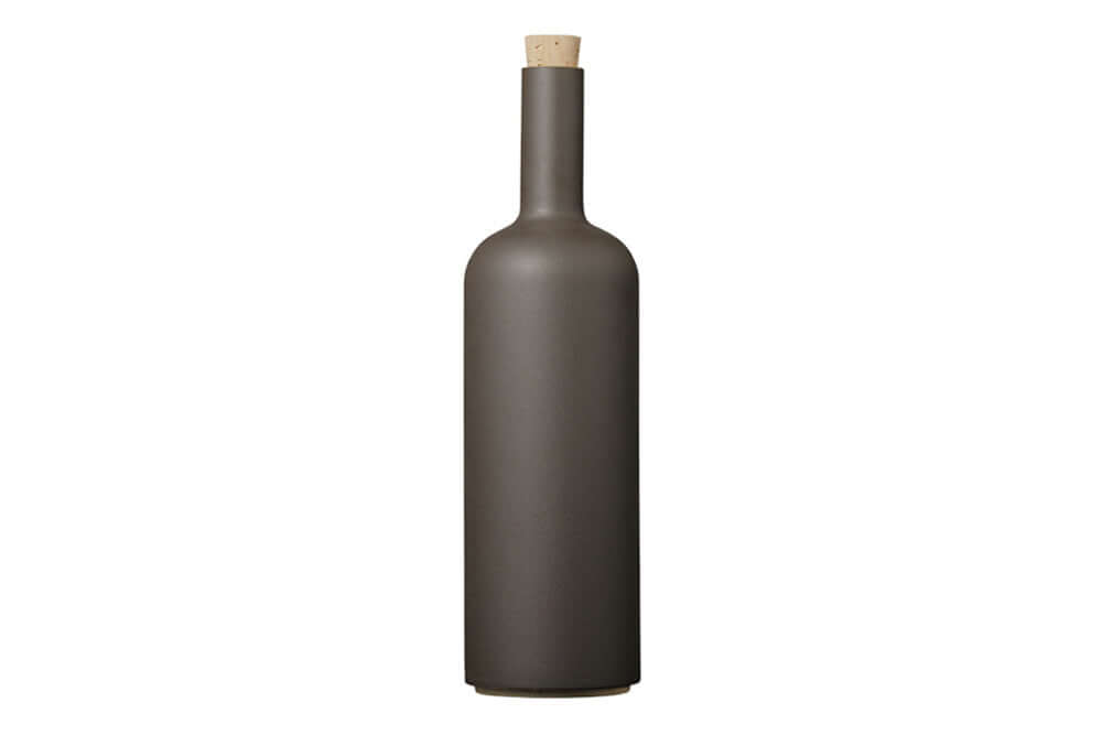 Hasami Porcelain Bottle, Gloss Grey