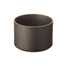 Hasami Porcelain large black planter, ideal for cachepot or direct planting, multifunctional design.