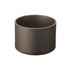 Hasami Porcelain large black planter, ideal for cachepot or direct planting, multifunctional design.
