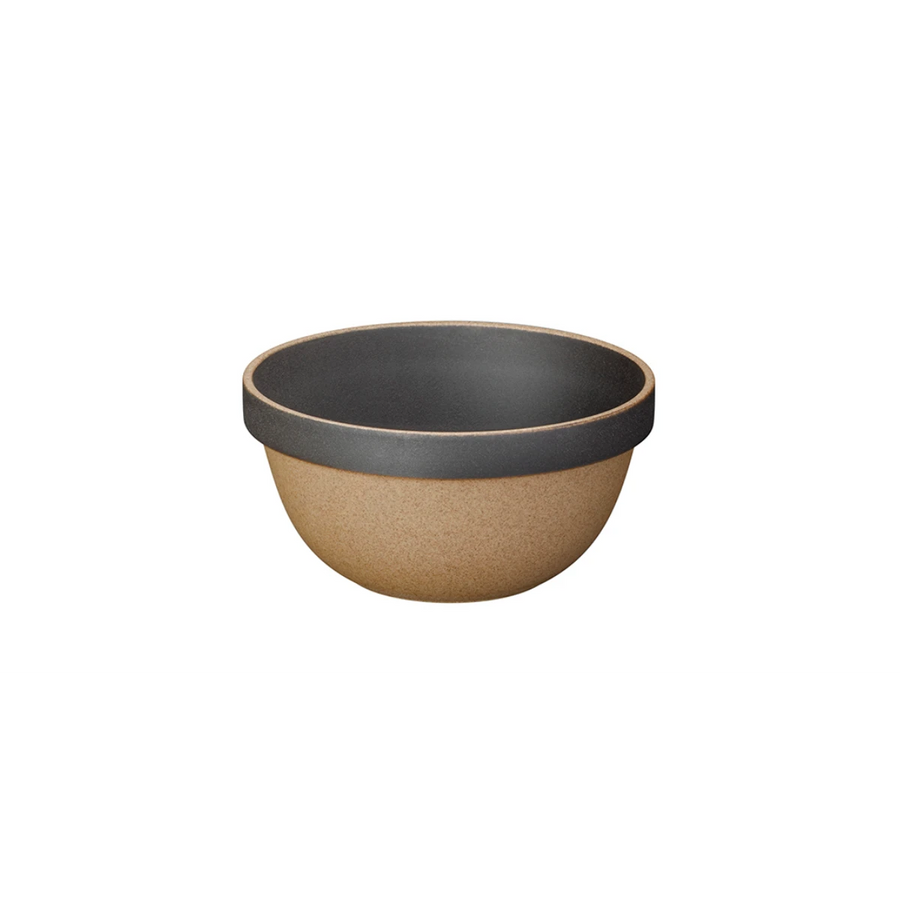 Hasami Porcelain Small Mid-Deep Round Bowl, Black
