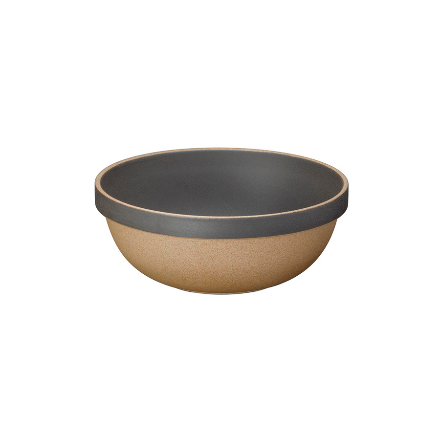 Hasami Porcelain Medium Mid-Deep Round Bowl, Black