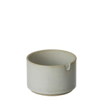 Hasami Porcelain Sugar Pot, Gloss Grey - Acacia