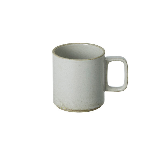 Hasami Porcelain 13 oz. Mug, Gloss Grey - Acacia