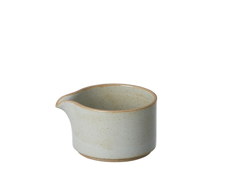 Hasami Porcelain Creamer, Gloss Grey - Acacia