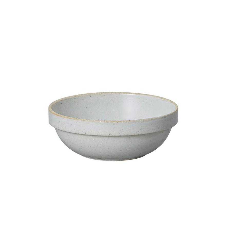 Hasami Porcelain Small Bowl - Round, Gloss Grey
