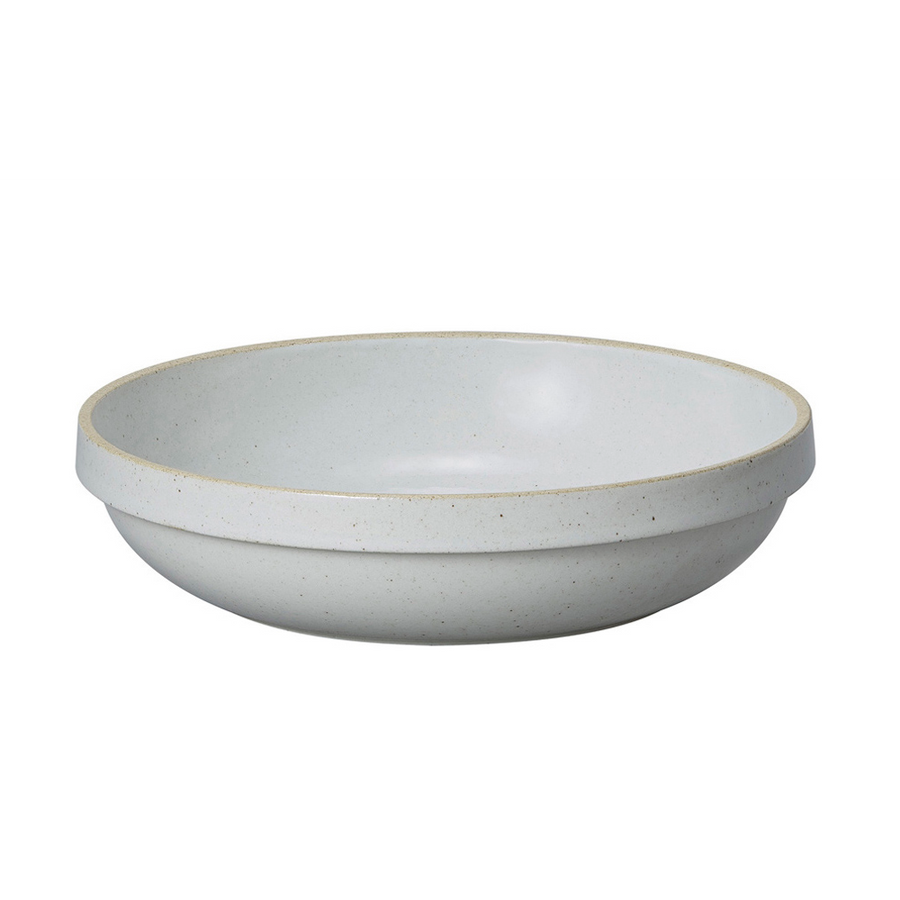 Hasami Porcelain Large Bowl - Round, Gloss Grey