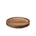 Hasami Porcelain walnut wood tray, circular design, ideal for tableware stacking and versatile serving solutions.