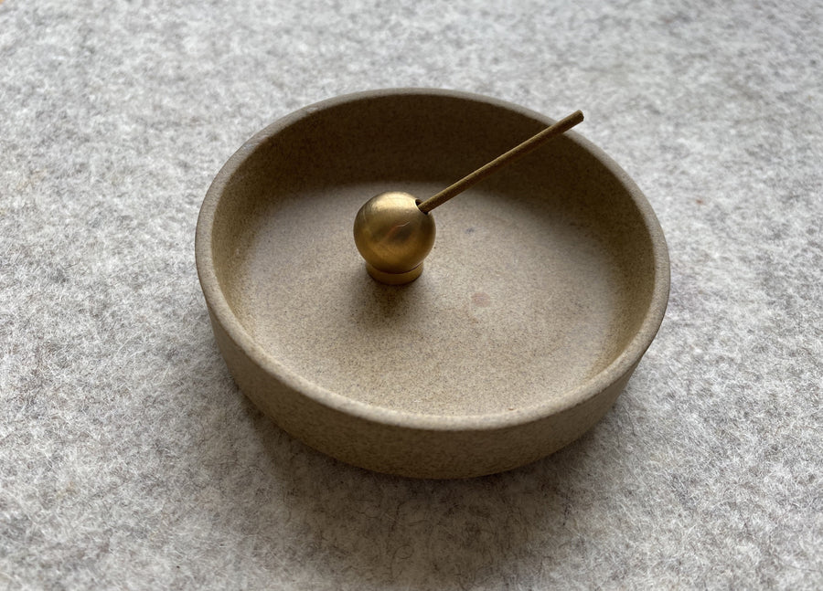 Brass Ball Incense Holder, Two Sizes – Acacia