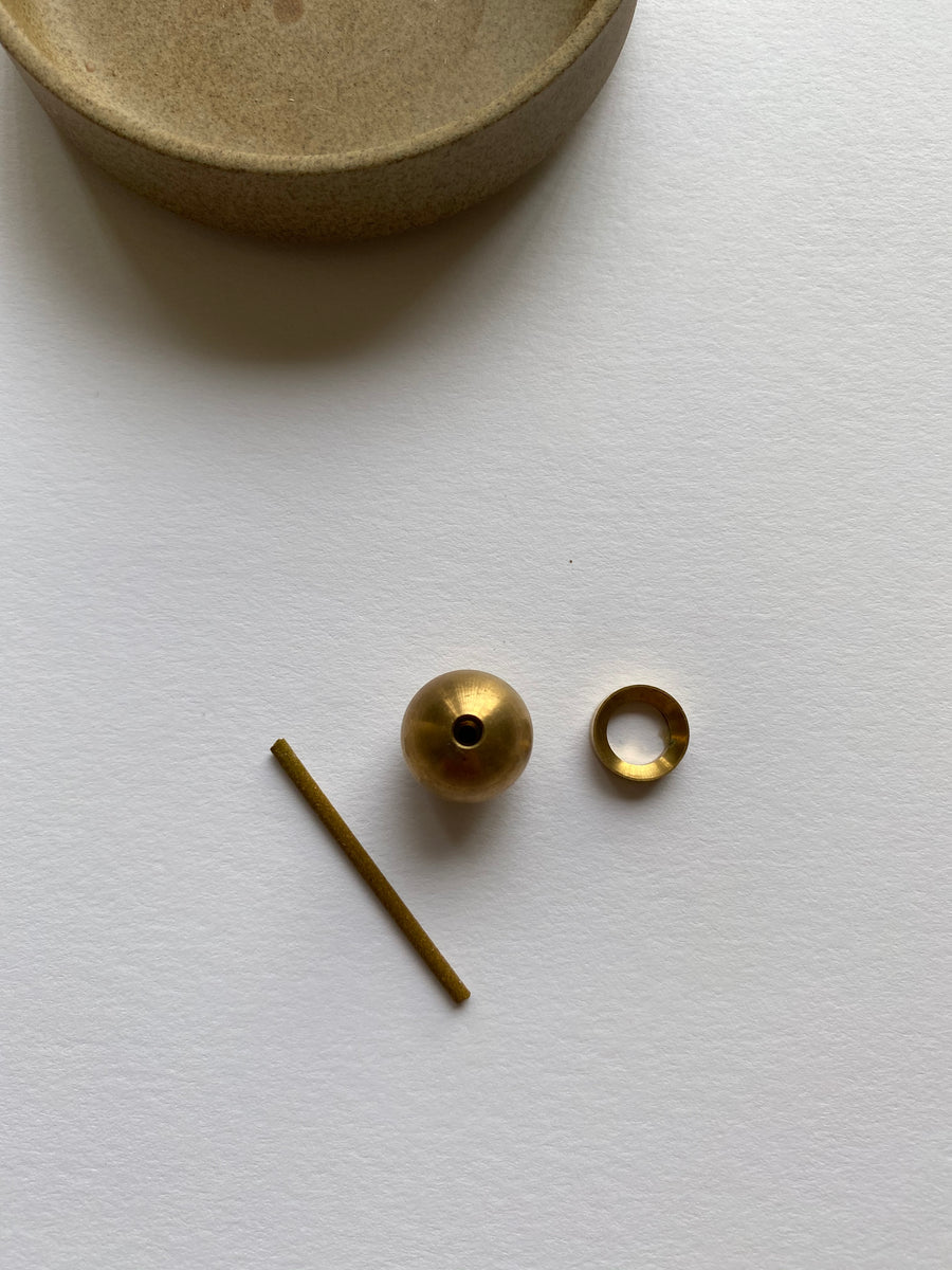 Brass Ball Incense Holder, Two Sizes