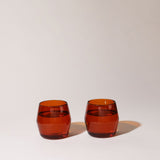 6 oz Century Tumblers, Set of 2 - Amber