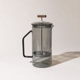 850 mL Glass French Press, Grey
