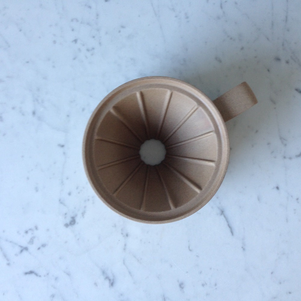 Hasami Porcelain Dripper, Natural - Acacia