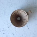 Hasami Porcelain Dripper, Natural - Acacia