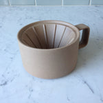Hasami Porcelain Dripper, Natural - Acacia