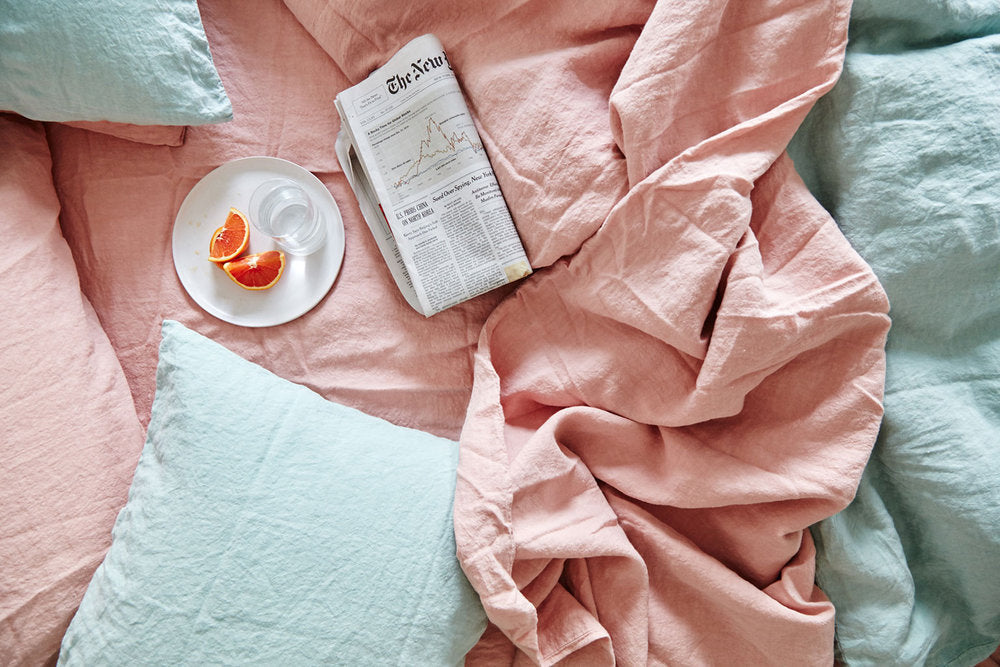 Simple Linen Bedding - Acacia