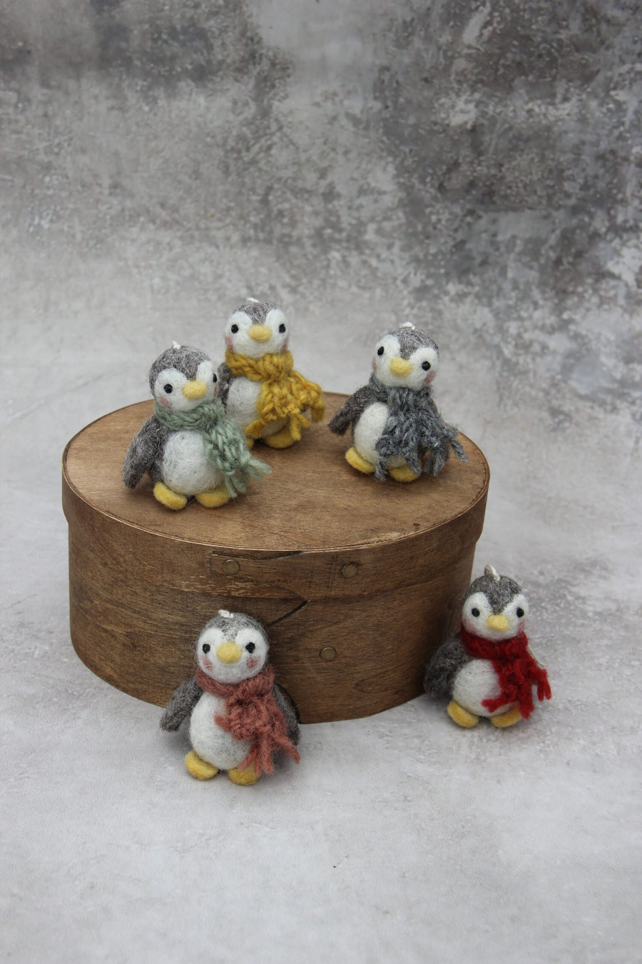 Felt Baby Penguin Ornaments, Assorted
