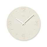 Earth PLA Clock, White