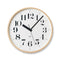 Riki Wall Clock, Two Sizes - Acacia