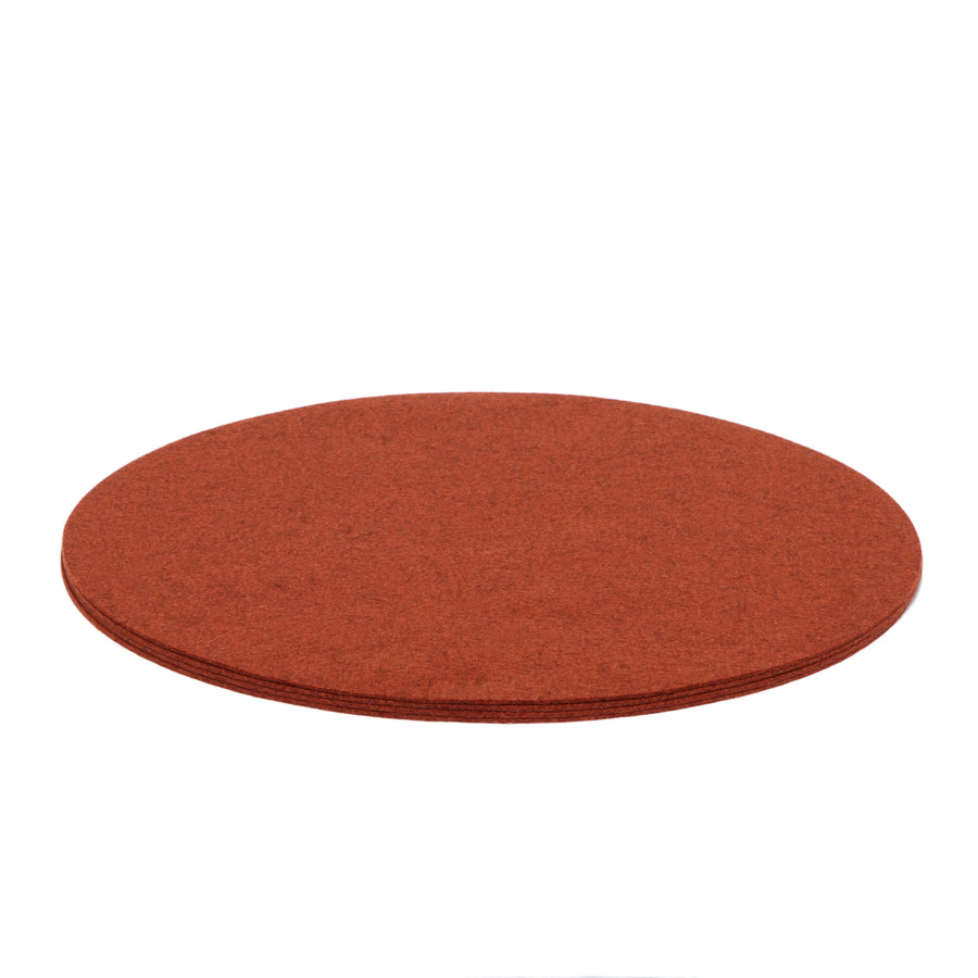 Merino Wool Felt Placemats, Oval - Assorted Colors
