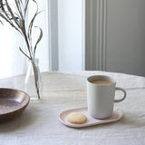 Mr & Mrs Latte Mug, Bone
