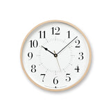 Toki White Clock - Acacia