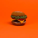 Hand Knit Hamburger - Acacia