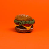 Hand Knit Hamburger - Acacia
