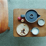 Hasami Porcelain Wood 5 5/8" Plate / Tray, Ash - Acacia