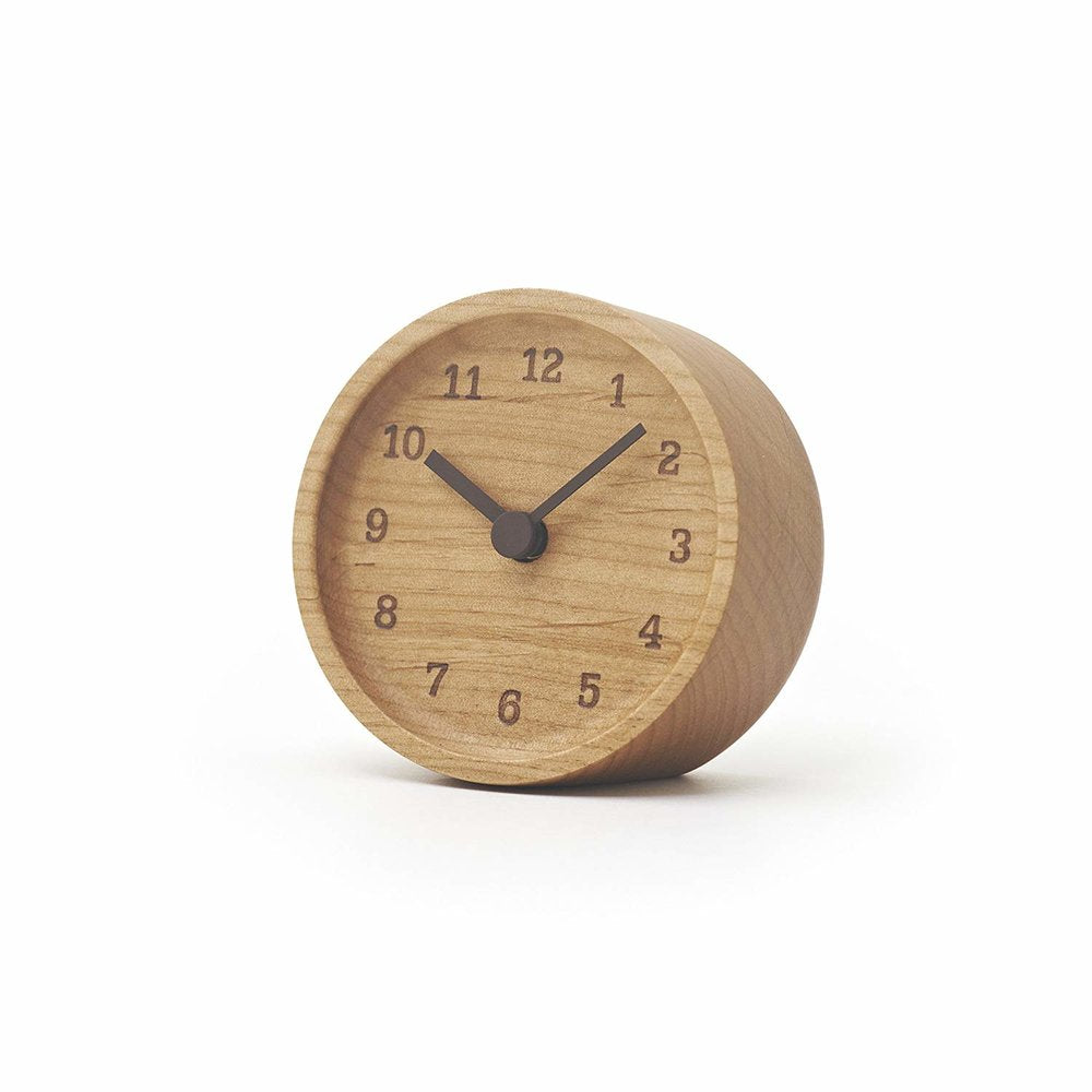 Muku Desk Clock - Acacia