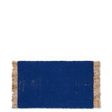 Ferm Living Block Mat, Bright Blue