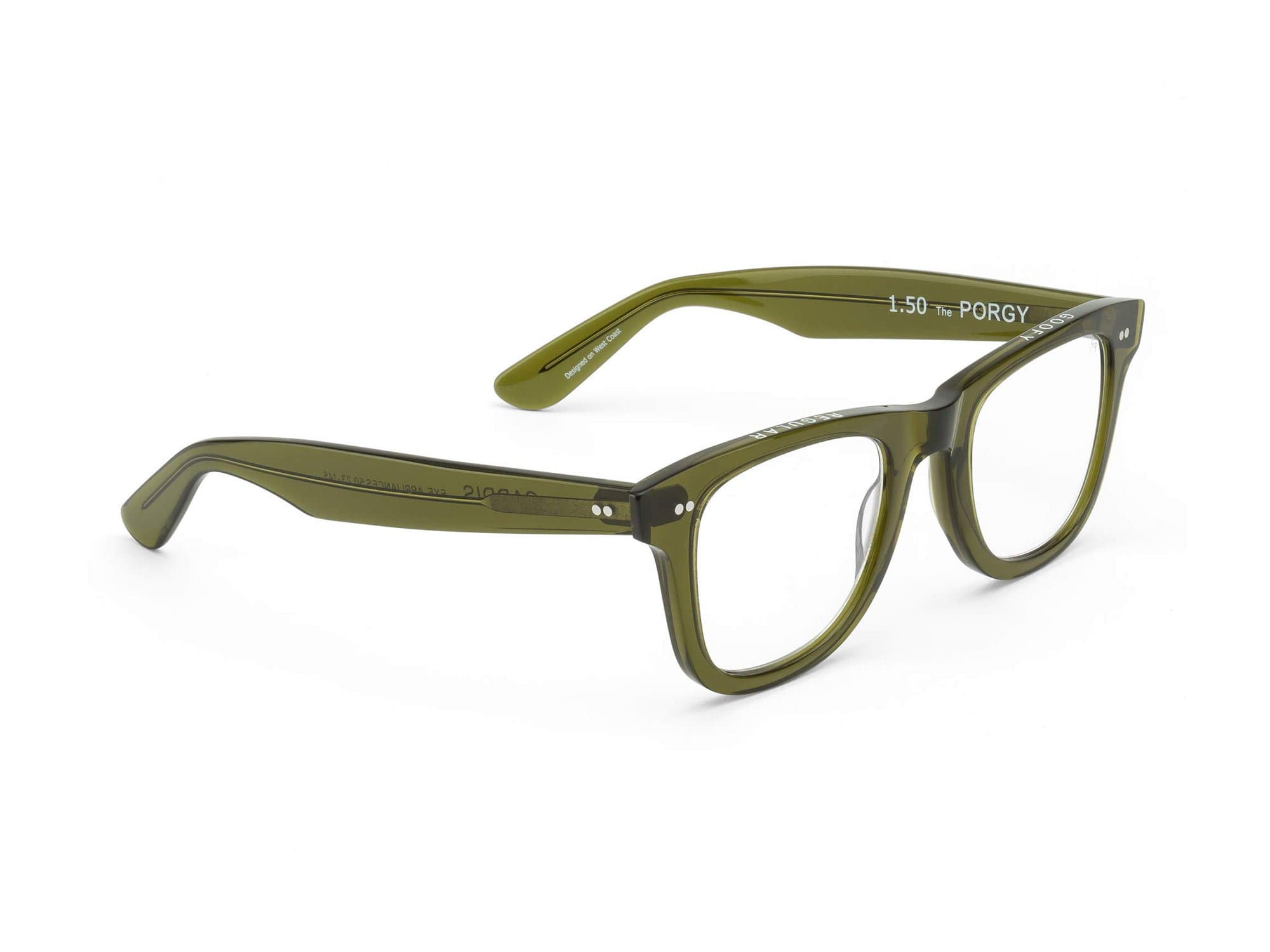 Porgy Backstage | Readers, Heritage Green - Clear Lens – Acacia