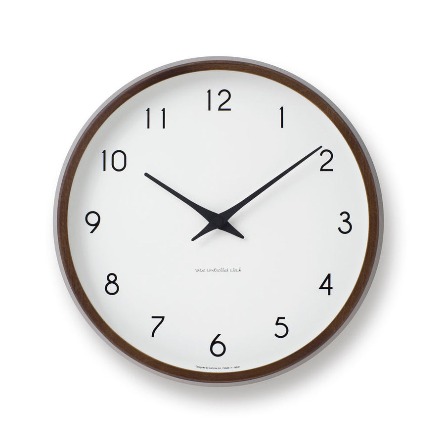 Campagne Clock, Brown - Acacia