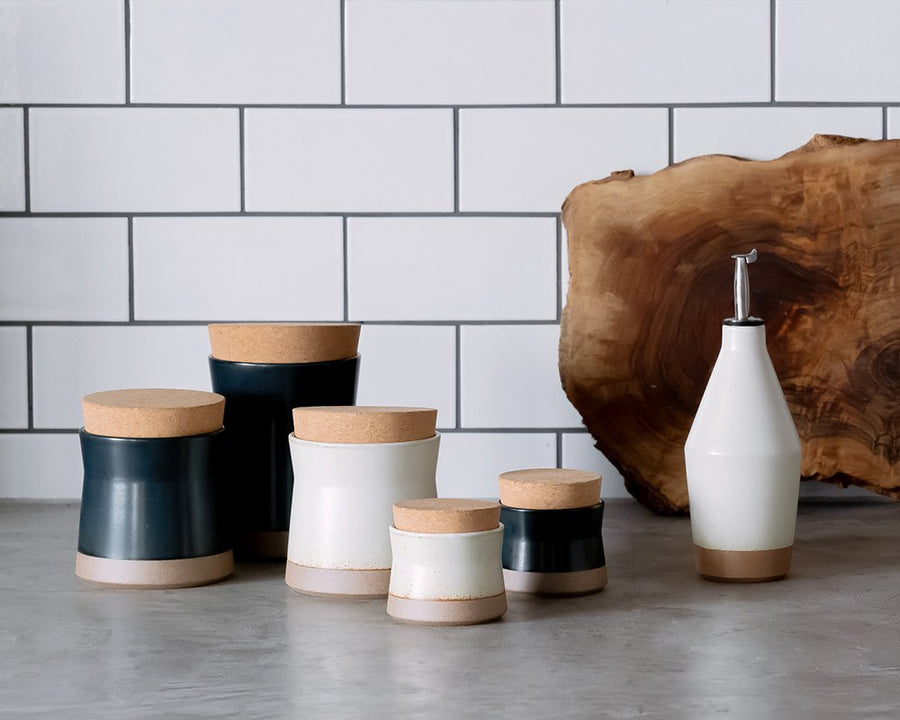 Kinto Ceramic Canisters, White