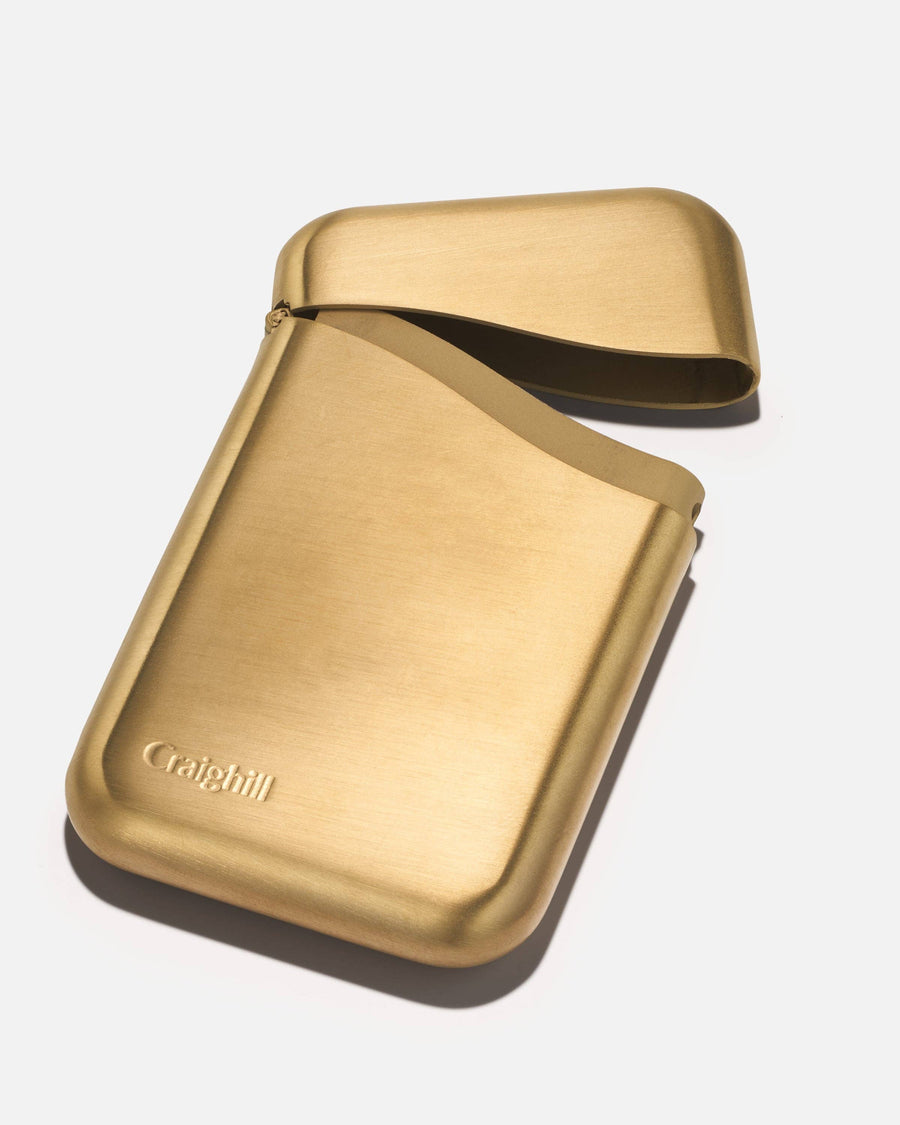 Summit Card Case, Vapor Brass