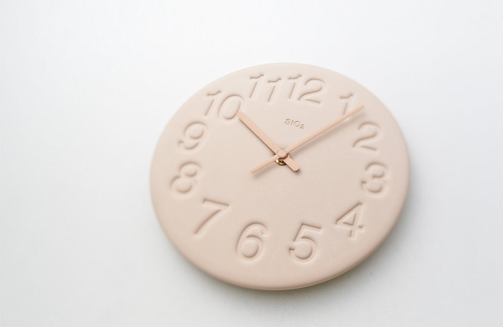 Earth Clock, Pale Pink - Acacia