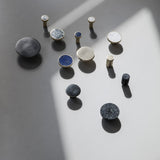 Brass and Stone Hook / Knob - Blue Lapis Lazuli