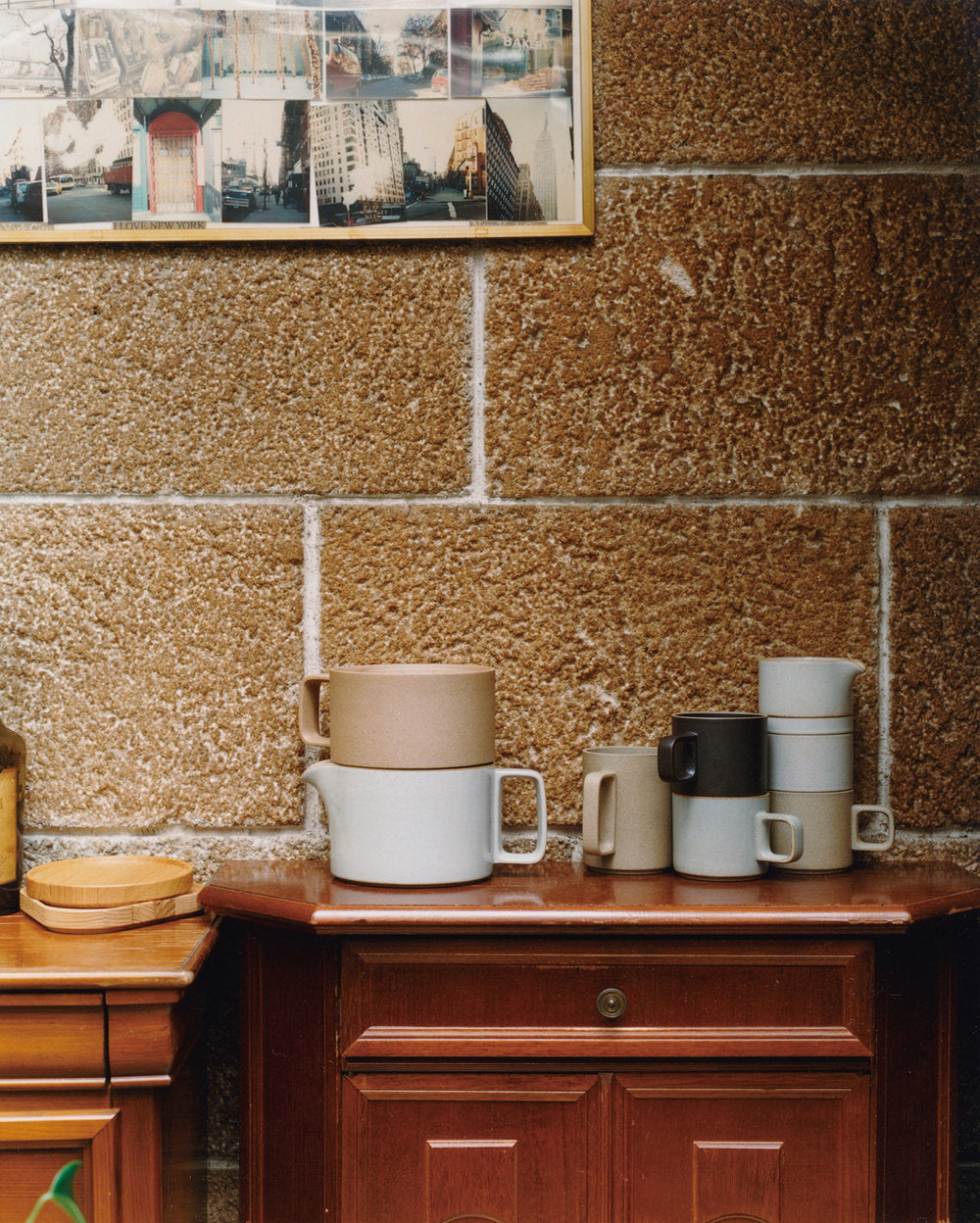 Hasami Porcelain Dripper, Gloss Grey - Acacia