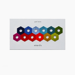 Felt Wine-Os - Wine Glass Markers, Hexagon