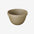 Hasami porcelain small deep round bowl in natural color, showcasing modern design and Japanese pottery tradition.