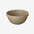 Hasami porcelain large deep round bowl in natural finish, showcasing modern design and traditional Japanese craftsmanship.