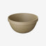 Hasami porcelain large deep round bowl in natural finish, showcasing modern design and traditional Japanese craftsmanship.