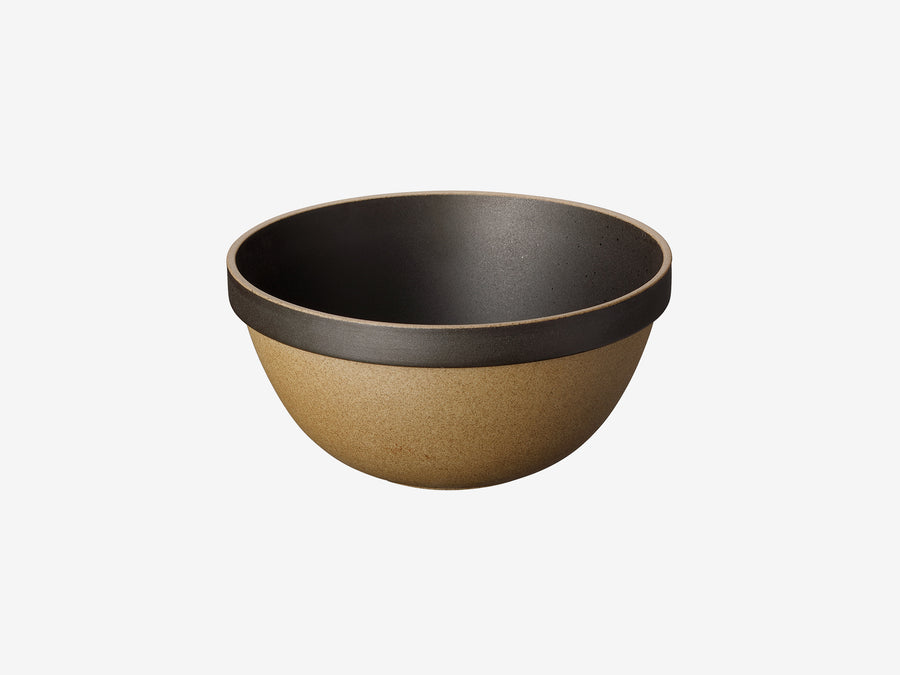 Hasami Porcelain Deep Round Bowl - Large, Black