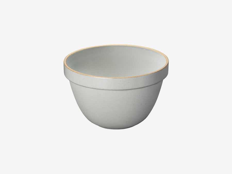Hasami Porcelain Deep Round Bowl - Small, Gloss Grey