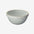 Hasami porcelain large deep round bowl in gloss grey with smooth curves and subtle gold rim.
