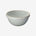 Hasami porcelain large deep round bowl in gloss grey with smooth curves and subtle gold rim.