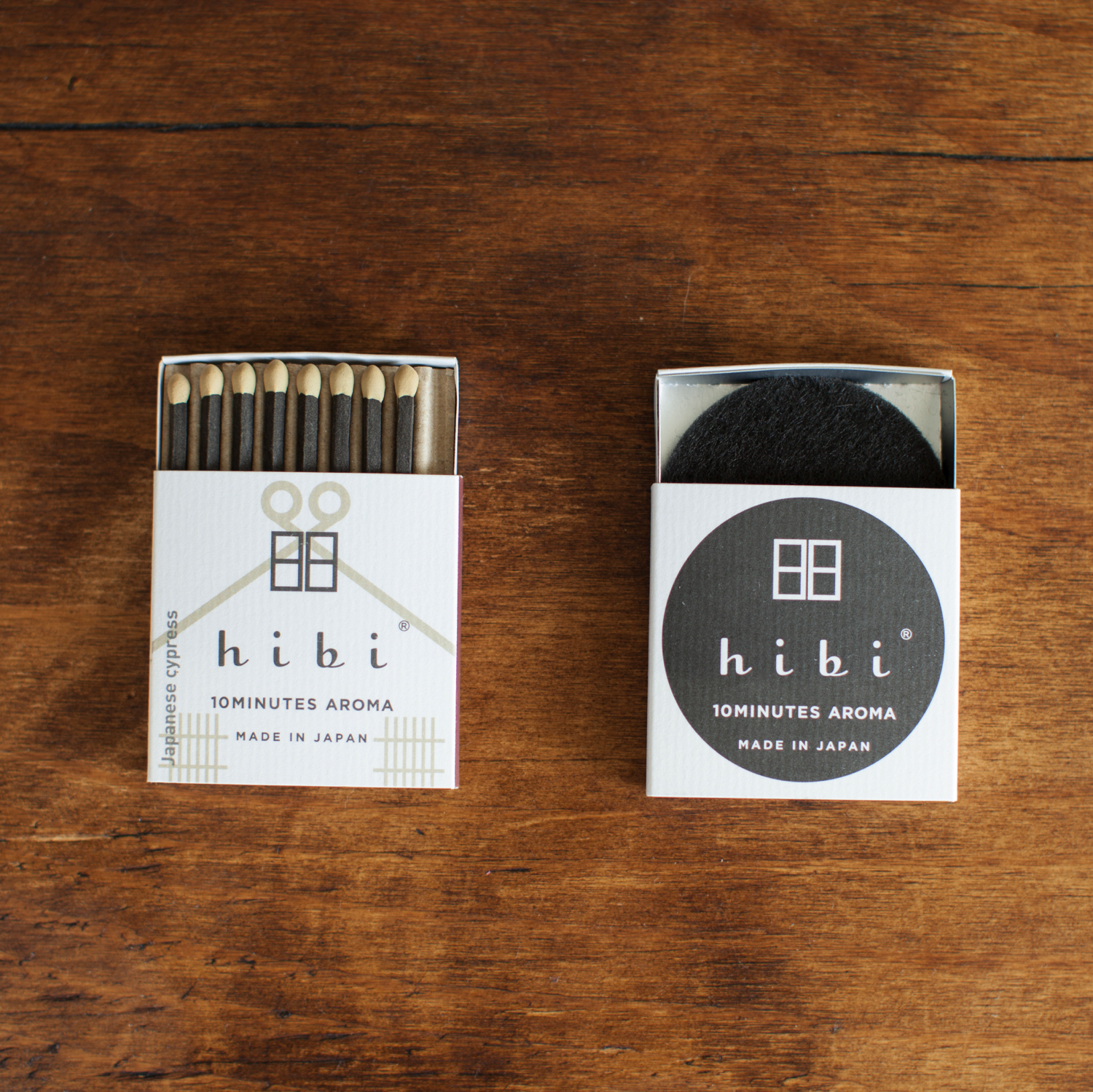 Japanese Cyprus Incense Match Box
