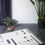 Triangles Kelim Rug - Acacia