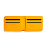 Carré Royal Leather Minimalist Wallet, Yellow