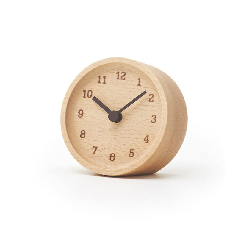 Muku Desk Clock - Acacia