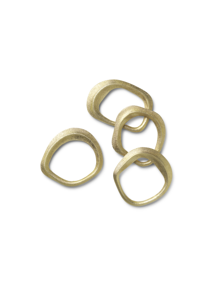 Flow Napkin Rings - Acacia